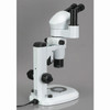 AmScope PM200T Trinocular Common Main Objective Stereo Zoom Microscope, WH10x Eyepieces, 8X-50X Magnification, 0.8X-5.0X Zoom Objective, Pillar Stand, 100V-240V