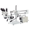 AmScope 3.5X-45X Simul-Focal Stereo Zoom Microscope with 30W LED Illuminator and 16MP USB3 Camera