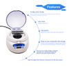 Wellish Mini-7KS Desktop Centrifuge Ultracentrifuge Variable Speed 4000RPM,6000RPM, 7000RPM 2 Rotors Lab Benchtop Microcentrifuge