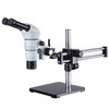 AmScope 8X-80X Common Main Objective Stereomicroscope on Ball-bearing Boom Stand