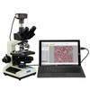 OMAX 40X-2500X 18MP USB3 PLAN Phase Contrast Trinocular Lab LED Microscope with Hard Aluminum Case