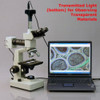 AmScope 40X-1000X Two Light Metallurgical Microscope + 10 MP Camera