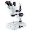 AmScope LED Trinocular Zoom Stereo Microscope 3.5X-180X and 18MP USB3 Camera