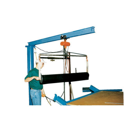 Floor Mounted Jib Crane JIBFM6 600 Lb. Capacity SPW Industrial