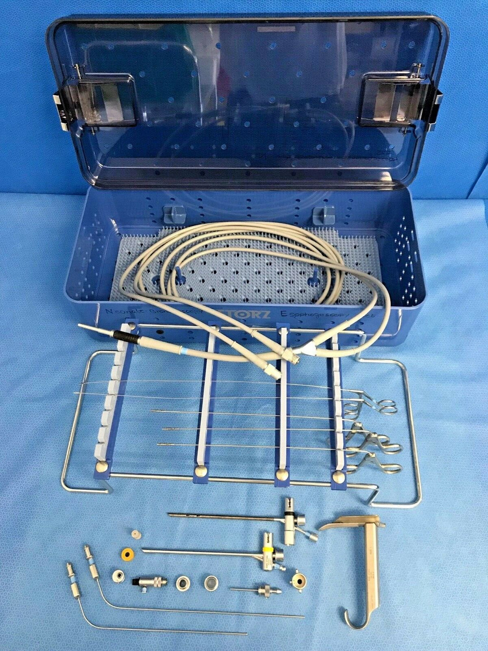 17 Piece Karl Storz Neonatal Bronchoscopy & Esophagoscopy Instrument