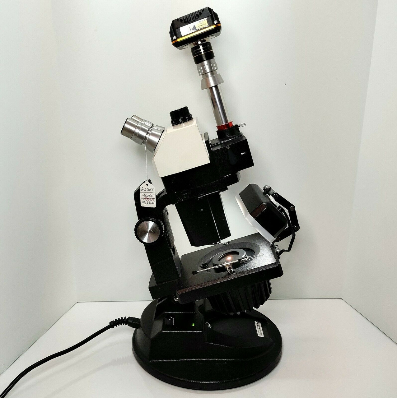 Gia Gemolite Mark Vii Sz7 Trinocular Microscope Gemscope Grader Camera 560
