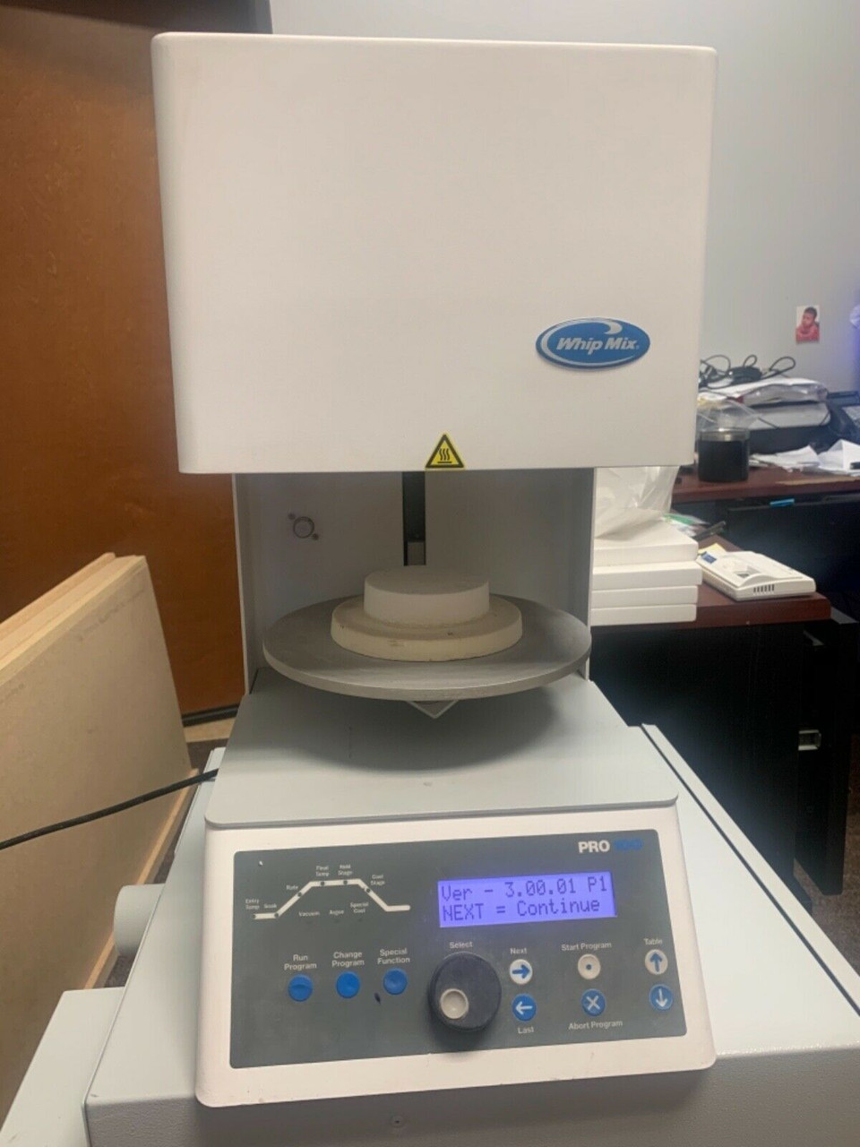 Whipmix Pro 100 Porcelain Oven W/ Pump Used Dental Lab Equipment, Dental