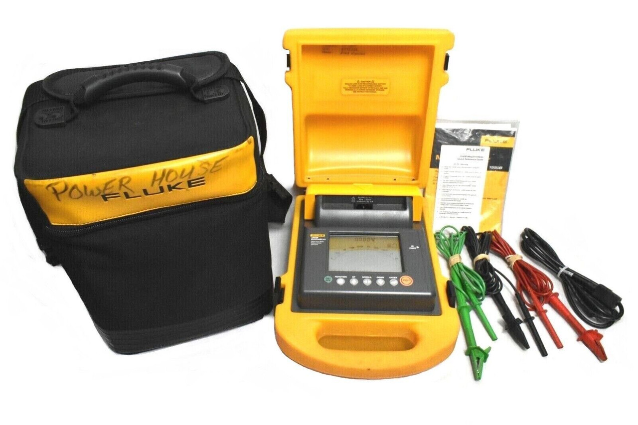 Fluke 1550B Digital Megohmmeter High Voltage Insulation Tester w