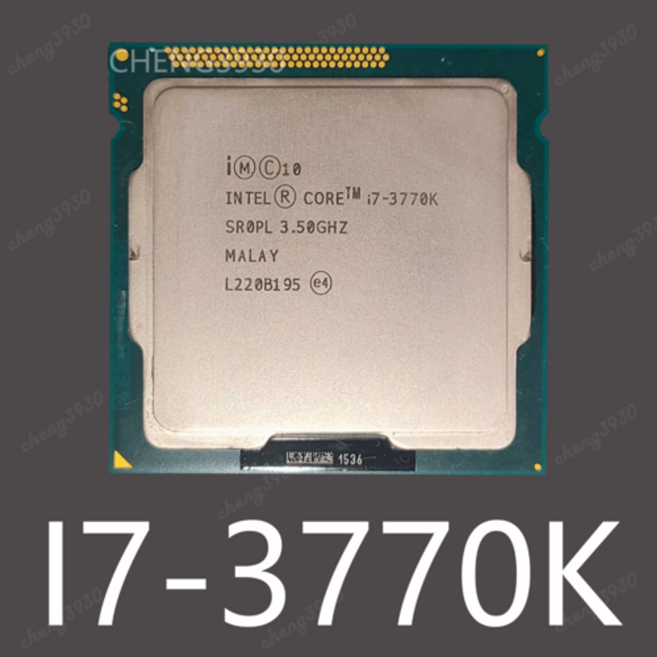 CPU Intel Core i7 3770K 3.5GHz 4コア8スレッド IvyBridge