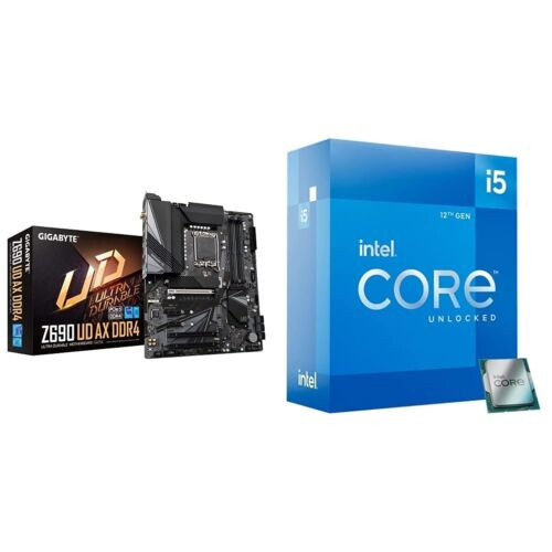 Gigabyte Z690 Ud Ax Ddr4 & Intel Core I5-12600K Desktop