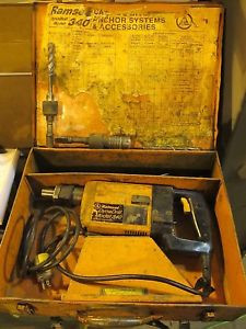 Ramset DynaDrill Model 340 Rotary Hammer, T37 SPW Industrial