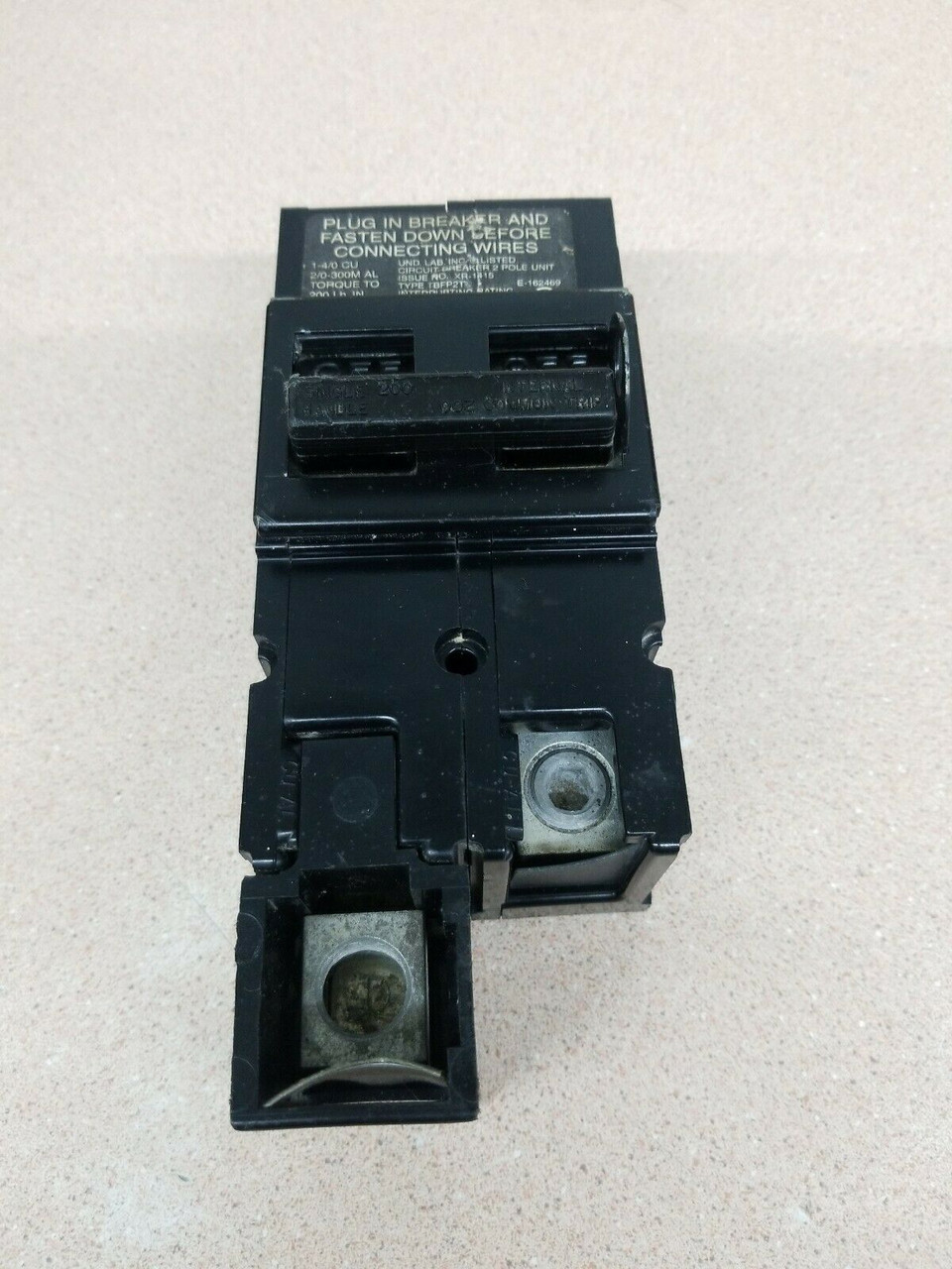 Thomas Tbfp2t 200a 240v 2 Pole Circuit Breaker