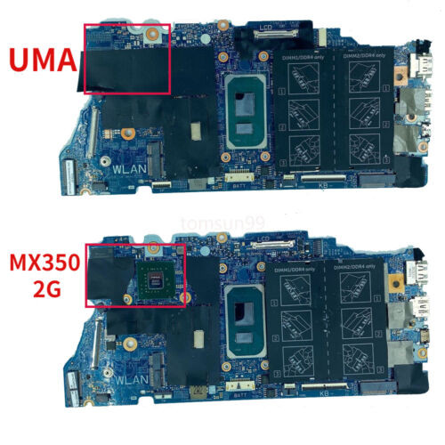 Motherboard For Dell Vostro 5502 5402 Inspiron 5409 5509 19861-1 W