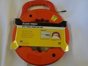 KLEIN TOOLS Heavy Duty Klein-Flex Fish Tape w/ Reel, 50 Part No. 50151 - SPW Industrial KLEIN TOOLS Heavy Duty Klein-Flex Fish Tape w/ Reel, 50 Part No. 50151 - SPW Industrial