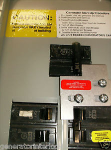 GE100X General Electric GE Generator interlock kit 100 Amp General