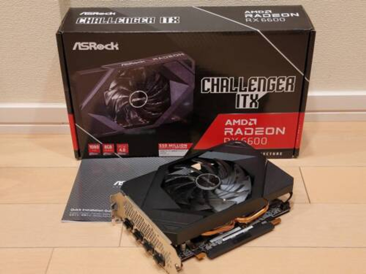 (未開封)ASRock Radeon RX6600XTChallengerD8G Amazon.com: ASRock Radeon RX 6600 XT Challenger D OC 8GB