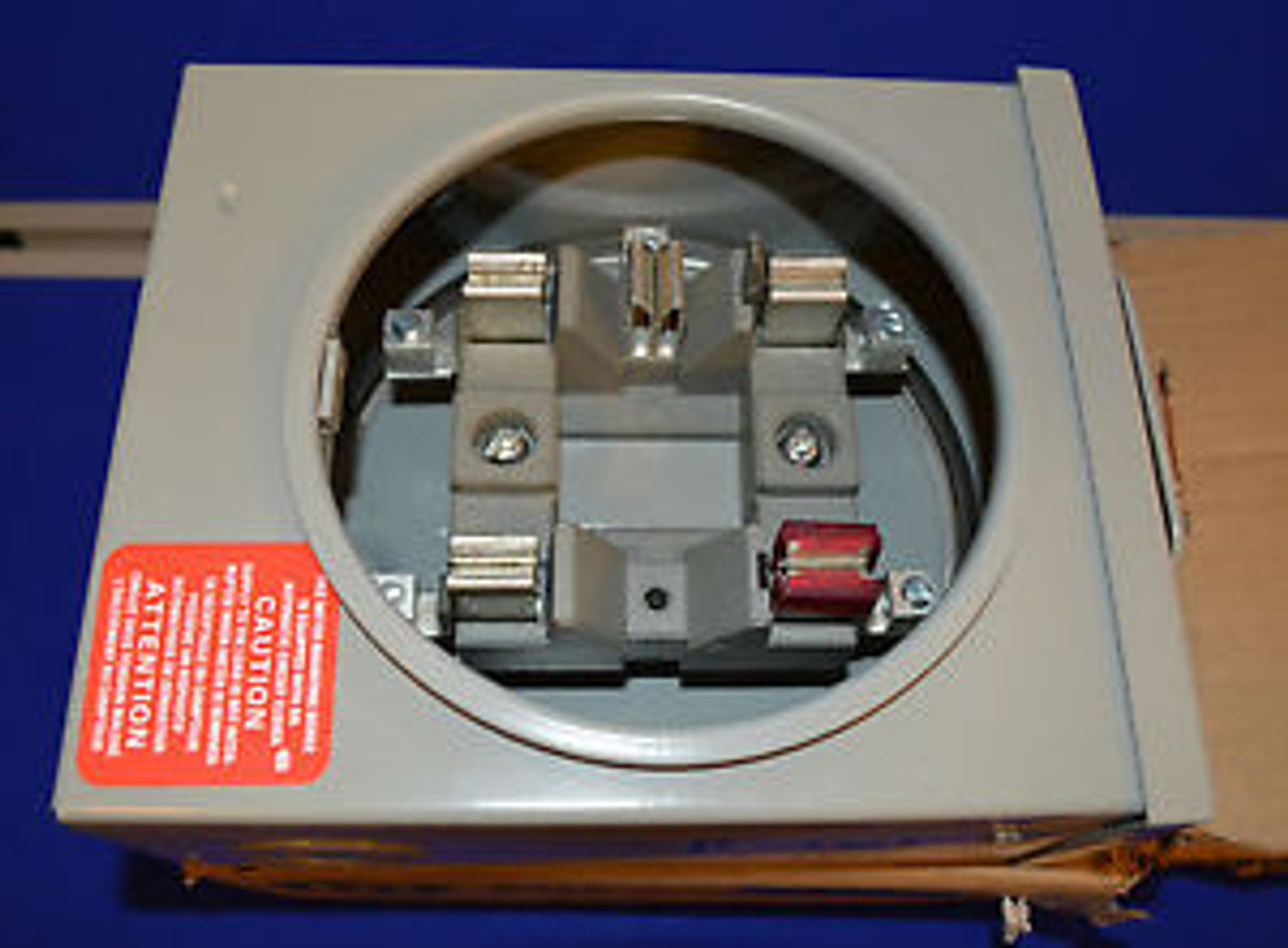 New Thomas & Betts Microlectric Transformer Rated Meter Socket 5 Jaw Cl5V SPW Industrial