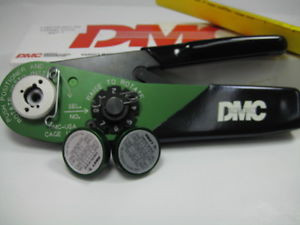 DANIELS DMC MH860 M22520/7-01 CRIMPER + 2 LEMO CRIMPING POSITIONER TOOL ...