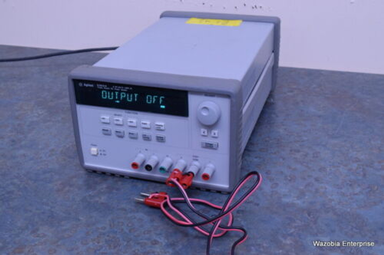 Shop Agilent E3631A Triple Output Dc Power Supply 0-6V 5A/0 +/-