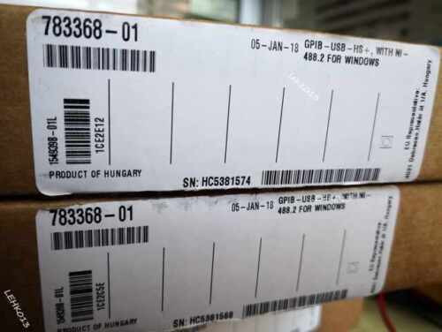 National Instrumens NI GPIB-USB-HS Interface Adapter IEEE 488 New In Box 1pcs