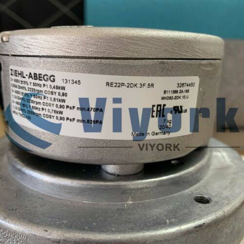 Shop Ziehl-Abegg Re22P-2Dk.3F.5R 131345 Cooling Fan New backed by a 1