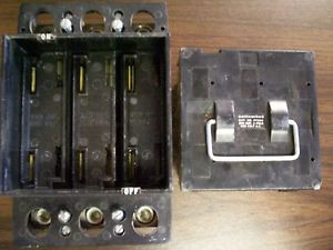 Boltswitch 200A 600V 3 Pole Fuse Block & Pullout Pt364 W/ 3 Class T ...