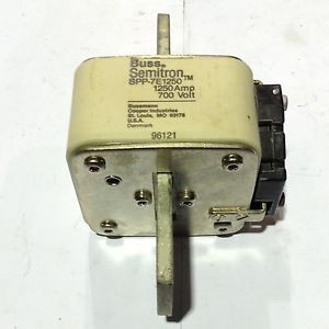 Fusible Semi-conducteur Bussmann SPP-7E1250 - 1250A, 700V - Neuf Sous Blister