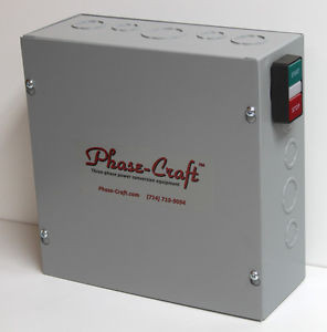 Pro-Line CP-3 Rotary Phase Converter Control Panel – 3HP, 1 To 3 Phase, Digital Controls, Wall Mount, USA Made