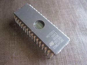 M27C801-100F1 ST EPROM UV 8MBIT 100NS 32CDIP 27C801 IC - Foto 11