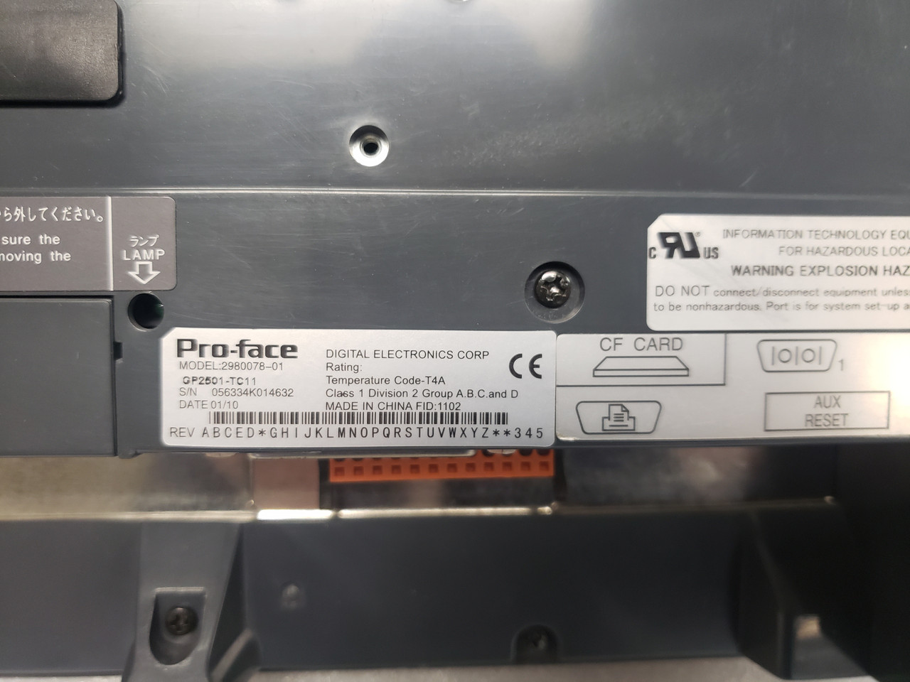 New 1Unit Gp2501-Tc11 Gp2501Tc11 Proface Hmi Graphic Panel