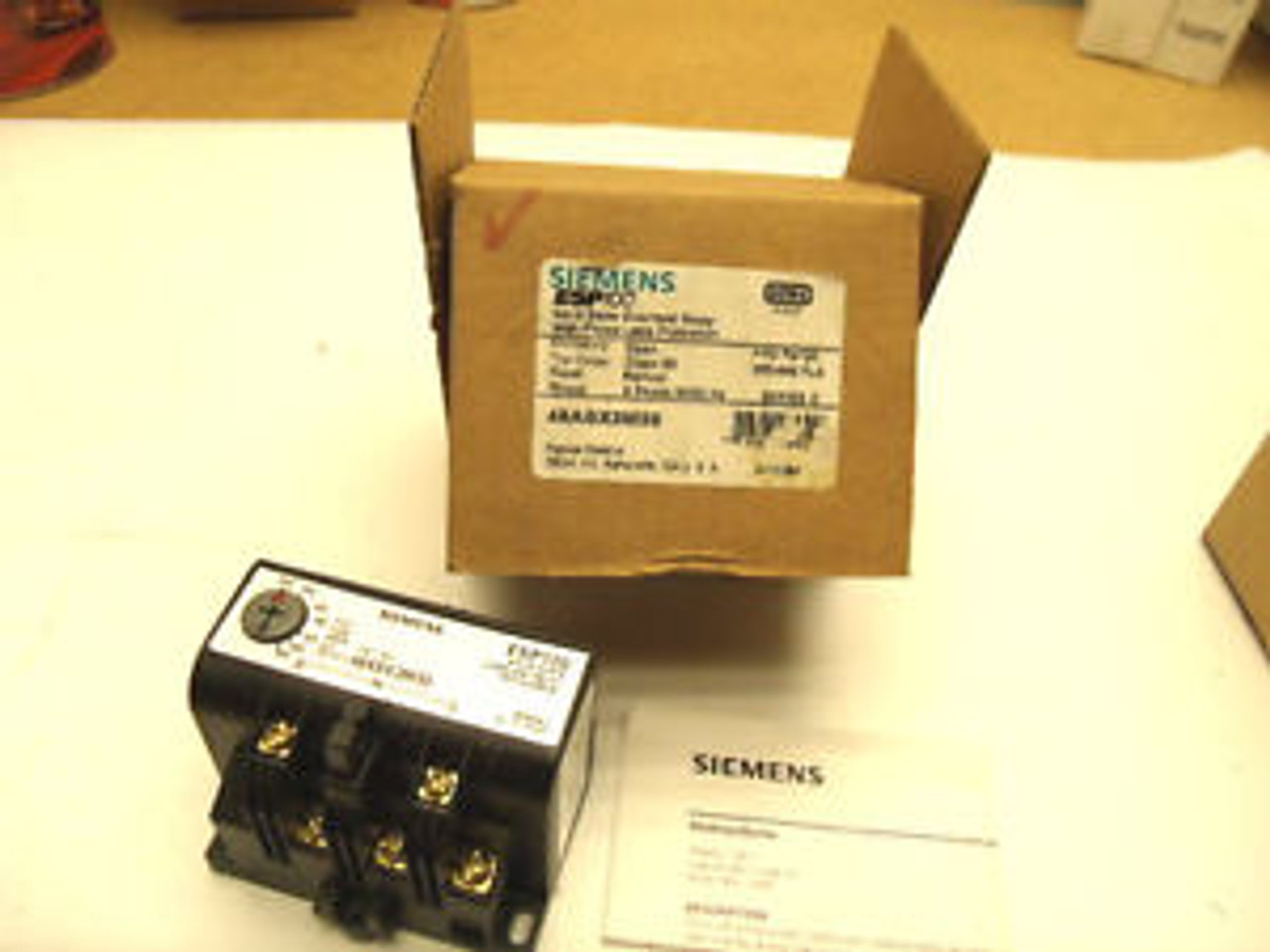 Siemens 48Asx3M30 / Furnas Esp100 Overload Relay 200 540 Fla 3 Ph