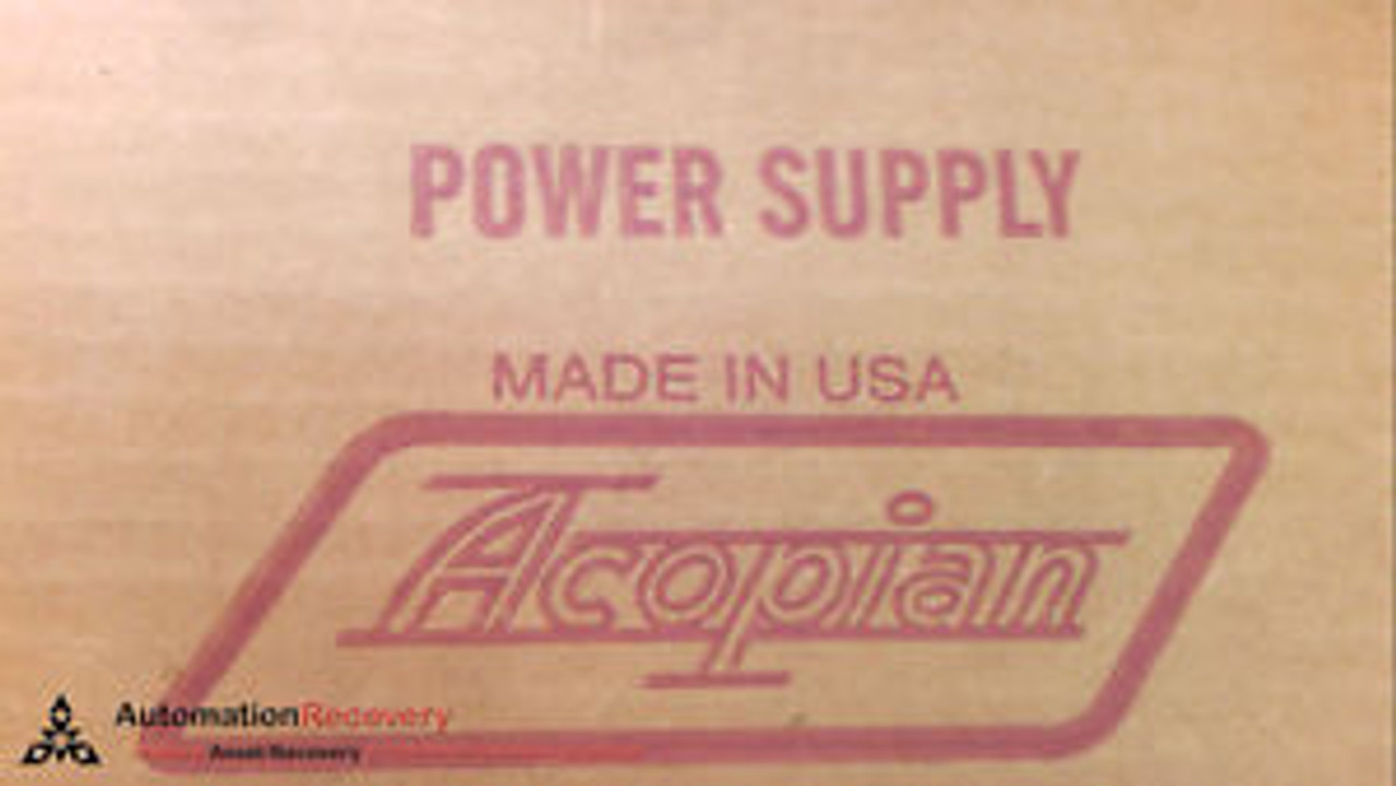ACOPIAN B24G350 POWER SUPPLY 