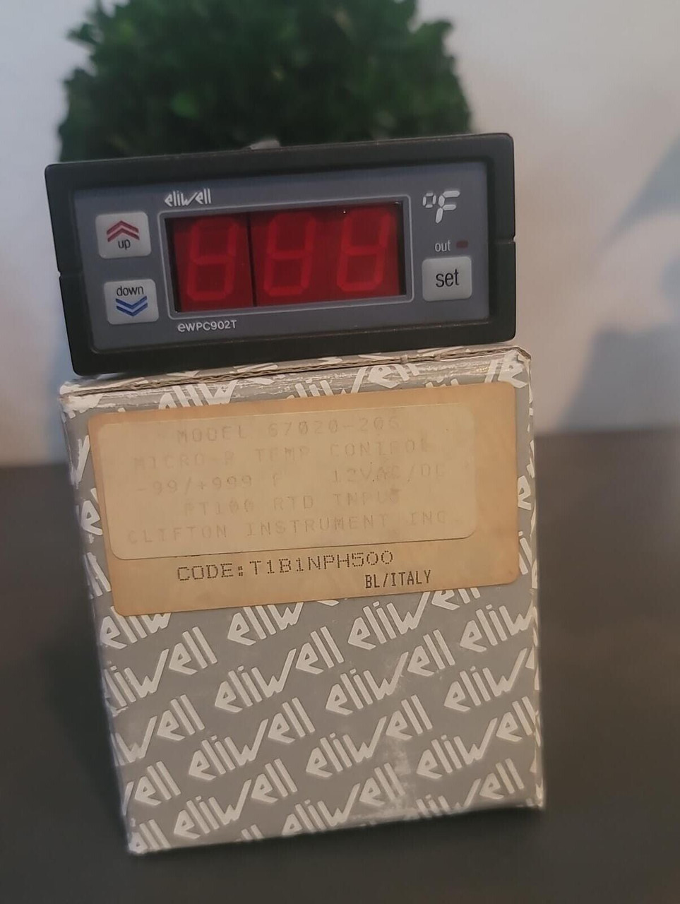 Eliwell EWPC 902/T Digital Display Temperature Controller Module Unit