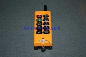 12V 2 Transmitters HS-10D8 Hoist Crane Radio Remote Control System