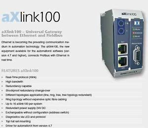 Xlink Communication Module aXLINK100 automationX X-Link Ethernet to Profibus (Siemens) Interface ...