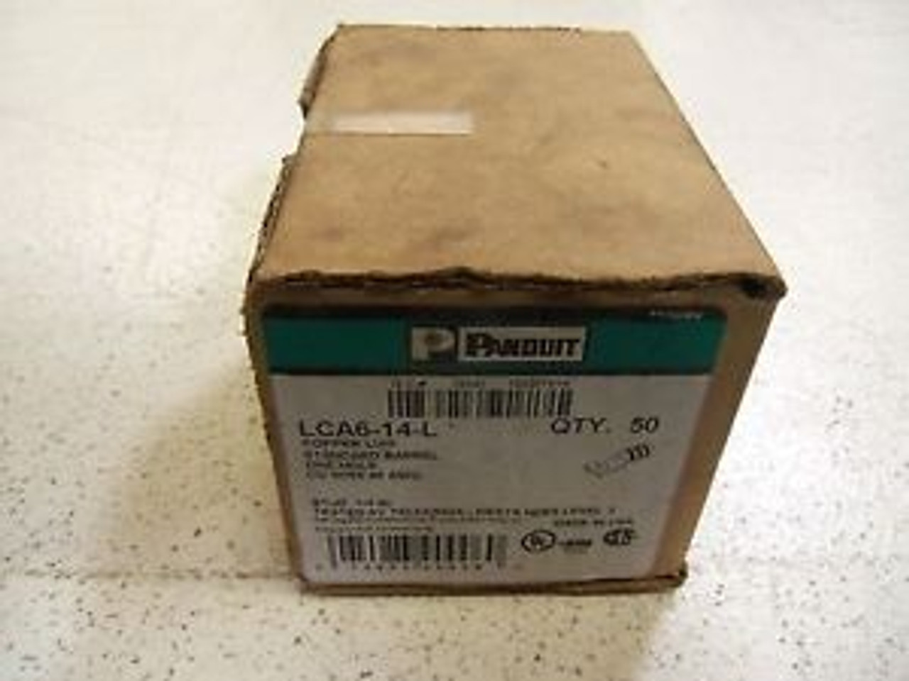Buy - LOT OF 42 PANDUIT COPPER LUG LCA6-14-L NEW IN BOX