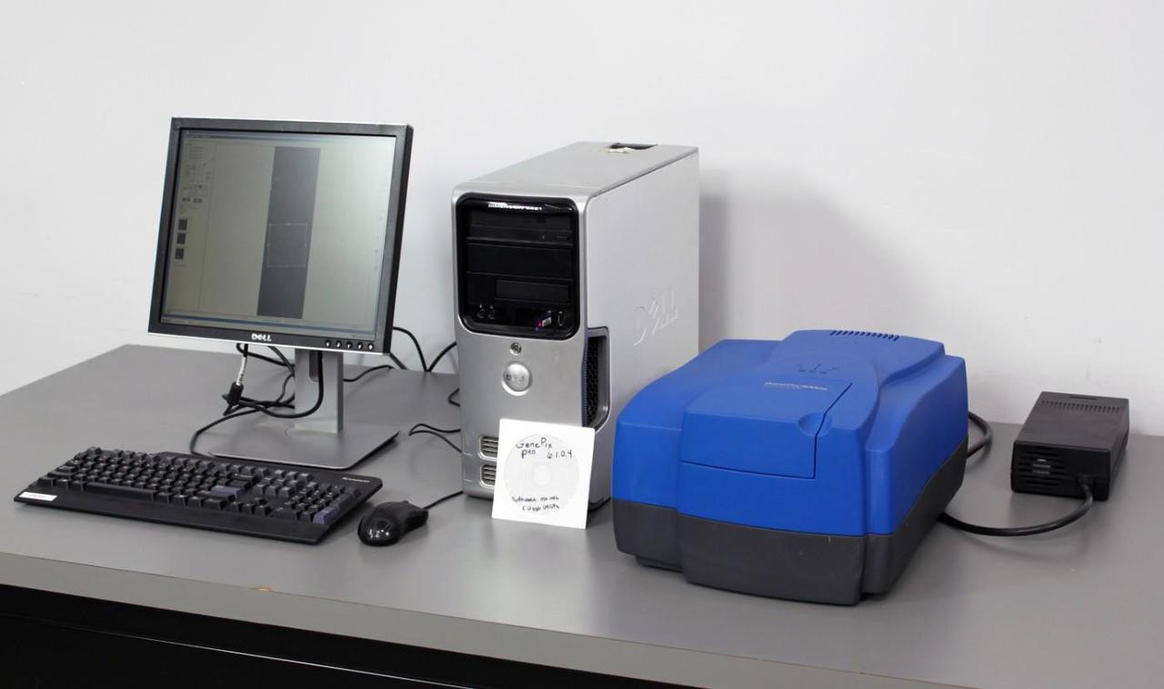 Genepix Molecular Devices Axon GenePix 4000B Microarray Scanner Complete System