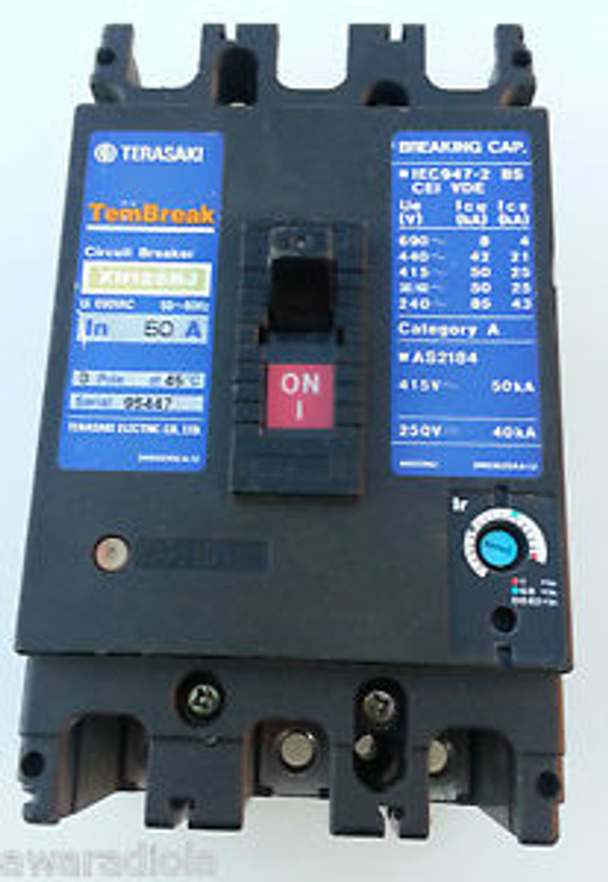 Terasaki Tembreak Circuit Breaker Xh125nj 50amp Spw Industrial