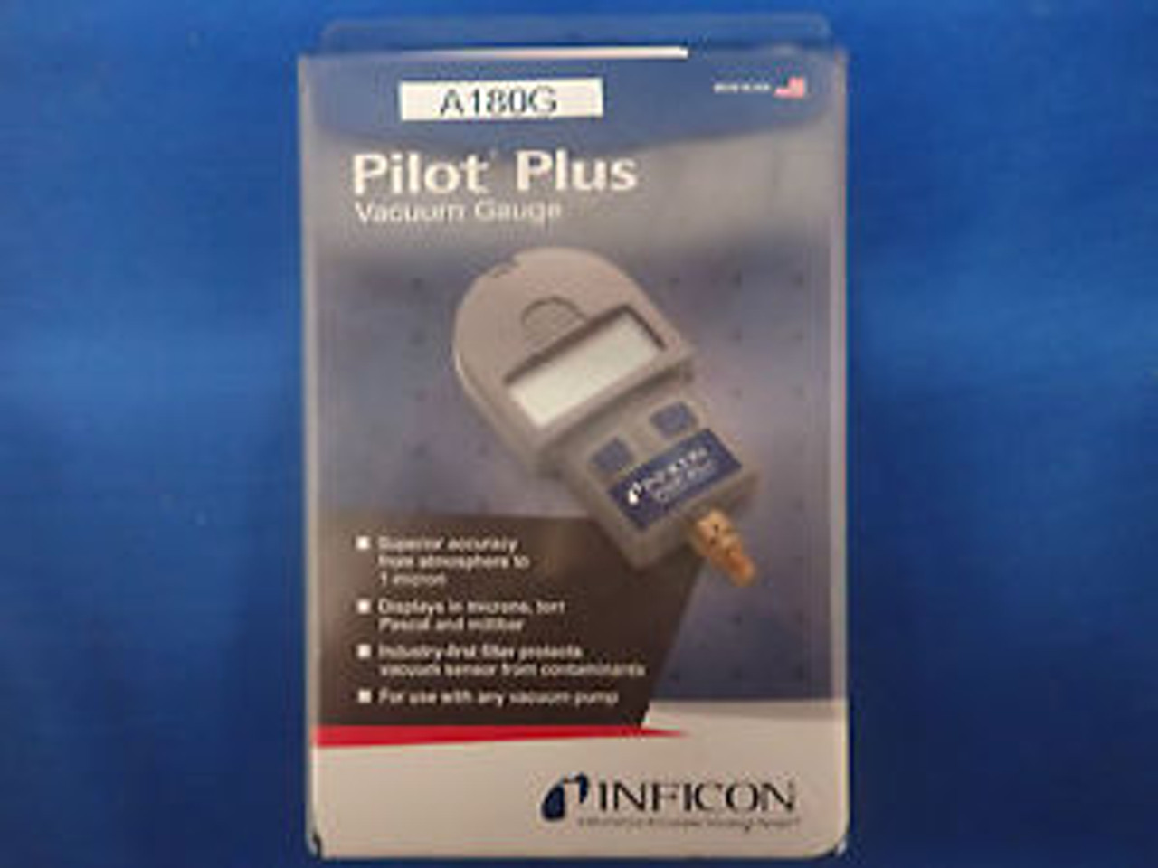 Inficon Pilot Plus Vacuum Gauge A180G SPW Industrial