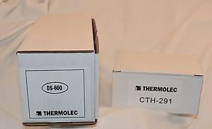 NIP~ THERMOLEC CTH291 LCD ELECTRONIC THERMOSTAT AND THERMOLEC DS600 DUCT  SENSOR - SPW Industrial