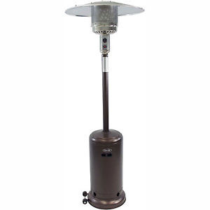 DynaGlo Deluxe Patio Heater Propane 41000 Btu Hammered Bronze SPW