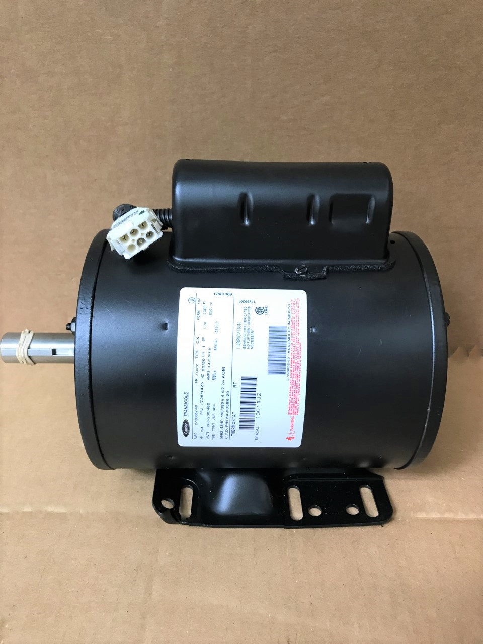 CARRIER TRANSICOLD 54-00586-20 CONDENSER FAN MOTOR 69NT40-489-100