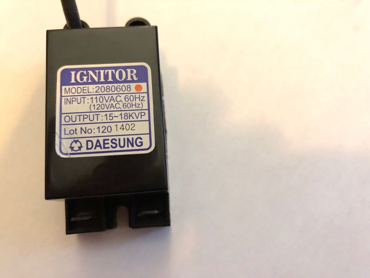 Quietside Boiler System Ignition Transformer 1820kV All ODW/DPW SPW