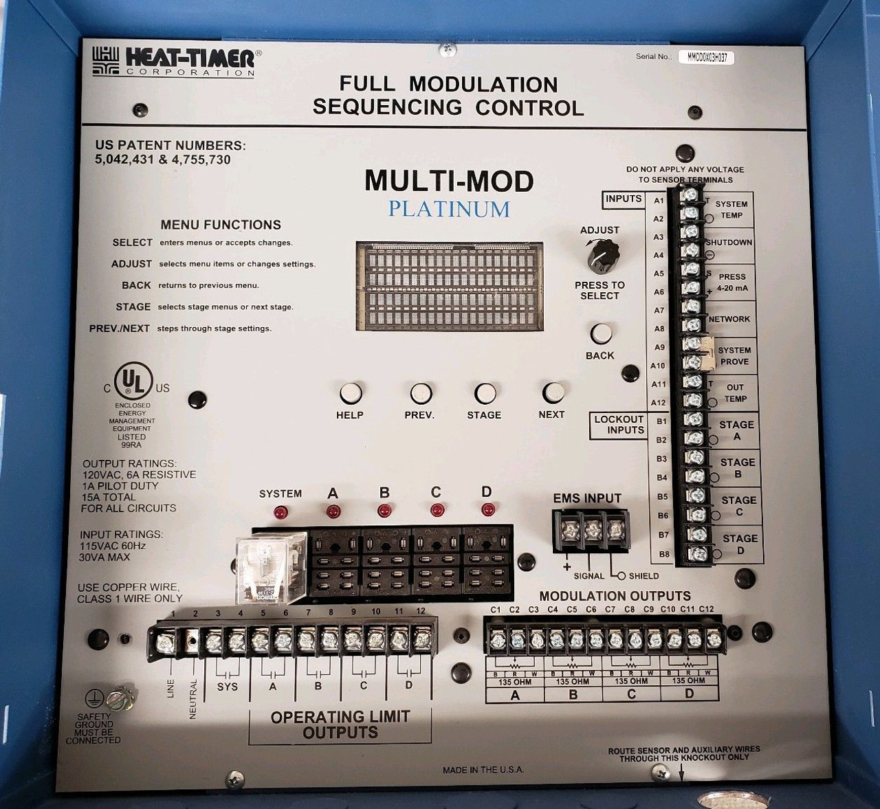 Multi-MOD (Modulating) - Heat-Timer® Corporation