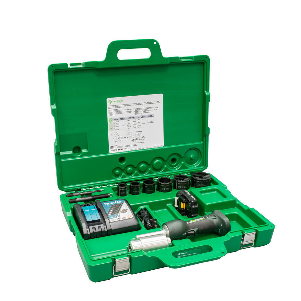 Greenlee LS50L11B Battery-Powered Knockout Punch Driver Tool Kit - SPW ...