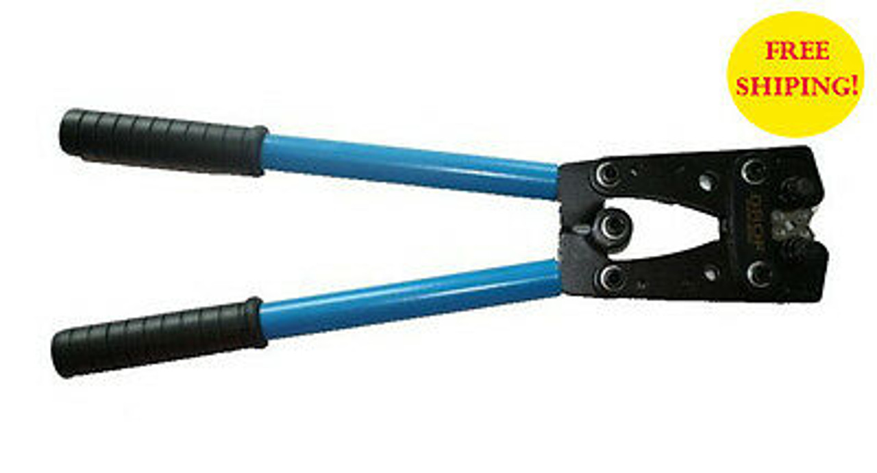 300 kcmil  Mechanical Crimping Tool for terminals lugs Elec Details about   DROF Crimper 10 AWG 