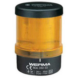 Werma 80635055 Monitored Led Beacon Bwm 24V Dc, Ip65, Yellow