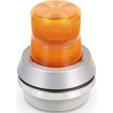 Edwards Signaling 51A-N5-40W Flashing Beacon With Horn Amber 120V Ac