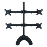 Tygerclaw Lcd6004 Quad-Arm Desk Monitor Mount, Black