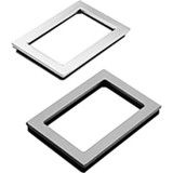 Hoffman APWK138NF, Window Kit, 13.00x8.00, 15.50x10.50x.31, Steel/Gray